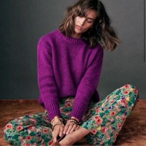Sezane Purple Sweater